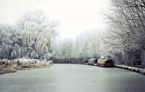 The city, river, ship