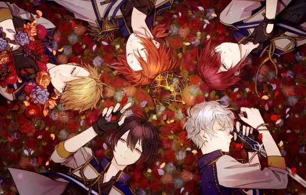 Art, guys, circle, lie, Ensemble Stars!