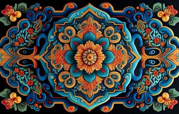 Flower, abstraction, pattern