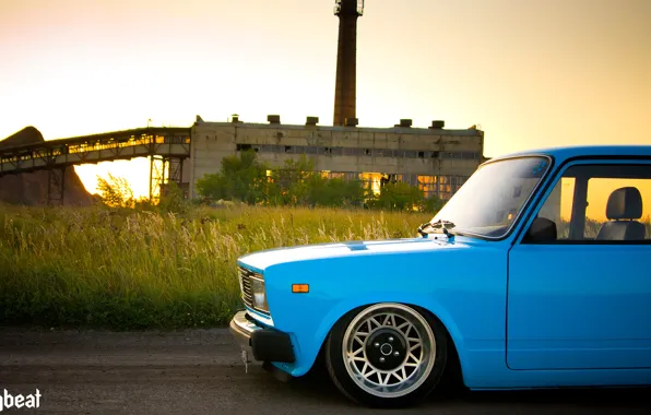 Plant, mountain, pipe, blue, blue, 2104, Soviet machine, bodybeat