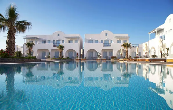 Pool, Greece, the hotel, Santorini, hotel El Greco, palace &amp; spa