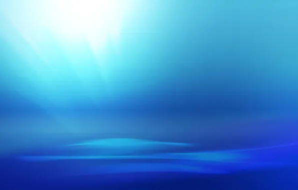 Sea, the sky, clouds, rays, light