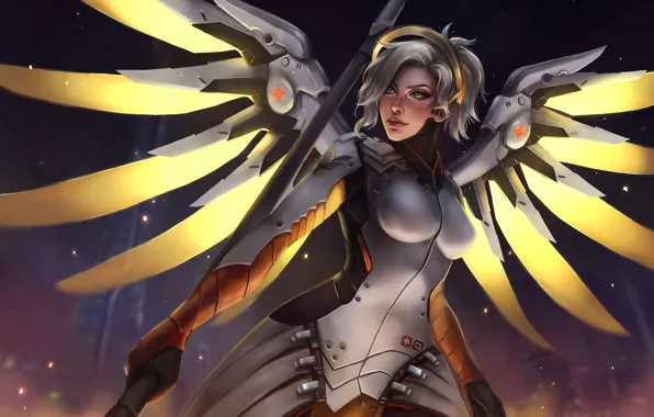 Game, Blizzard Entertainment, Overwatch, Mercy