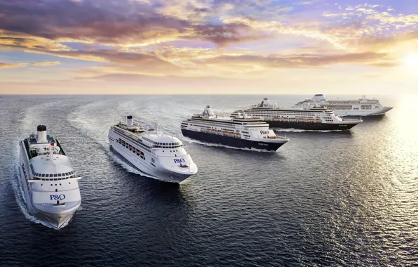 The ocean, Sea, Liner, The ship, Technique, Navy, Passenger ship, Passenger liner
