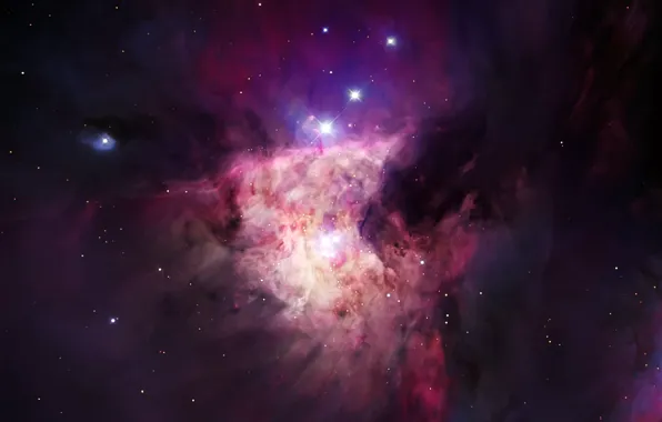 Picture space, nebula, beautiful, purple