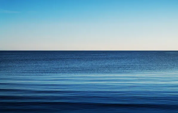 Picture wave, water, blue, surface, gradient, Bay, waves, blue