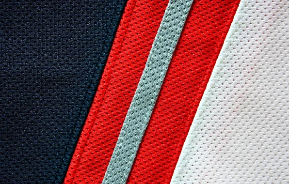 Macro, paint, clothing, colors, lines, form, hockey, stripes