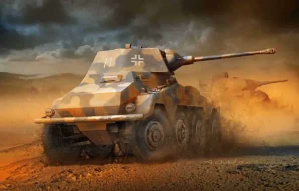Puma, Armored car, Sd.Car.234/2, Heavy armored vehicle
