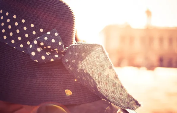 Picture the sun, hat, bow