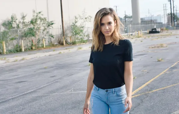 Jessica Alba, girl, fashion, dress, model, spring, clothing, Photo Shoot