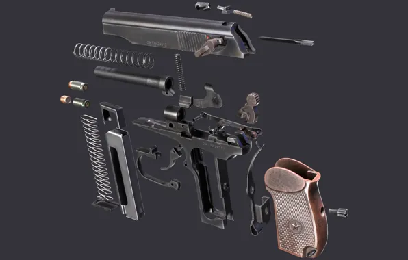 USSR, The Makarov Pistol, Disassembly