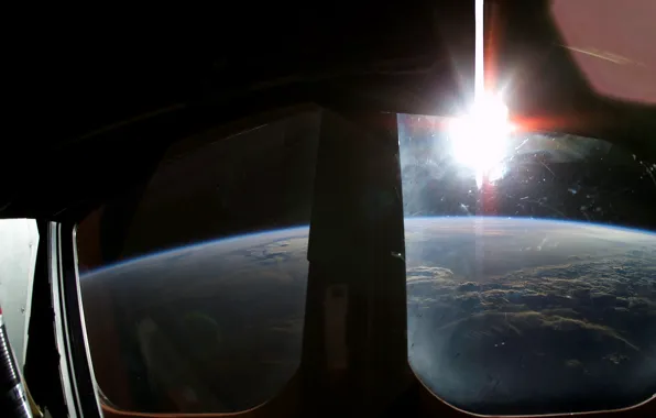 Picture flight, Earth, orbit, Shuttle