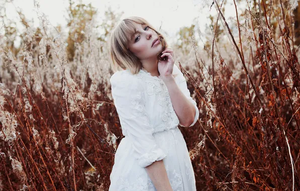 Autumn, look, portrait