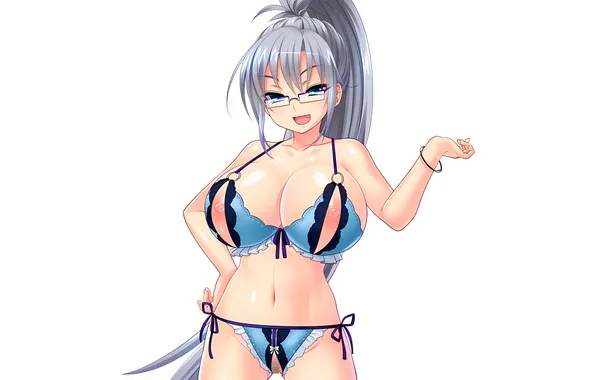 Girl, sexy, lingerie, pantsu, bra, cleavage, panties, long hair