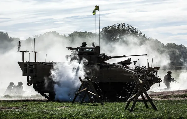 Maneuver, soldiers, war machine, infantry