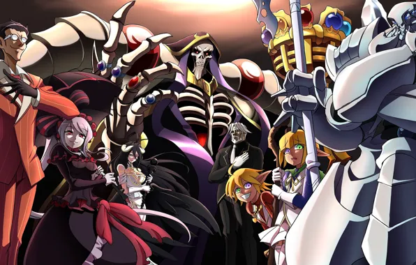 Overlord, anime, asian, manga, japanese, oriental, asiatic, powerful