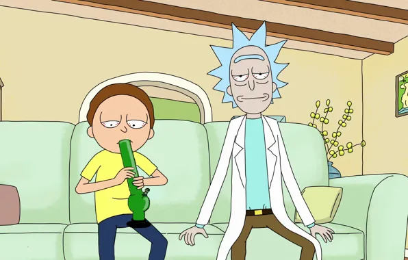 Picture cartoon, humor, the series, humor, Rick and Morty, Rick and Morty, bulbulyator