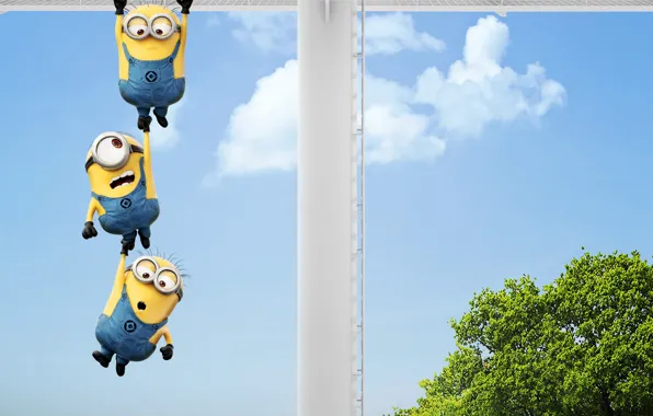 Minions, Despicable Me 2, 2013, Despicable Me 2, Obloka