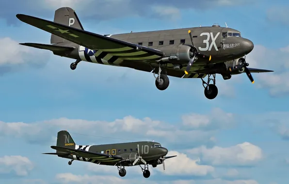 American, military transport aircraft, "Dakota", Douglas C-47