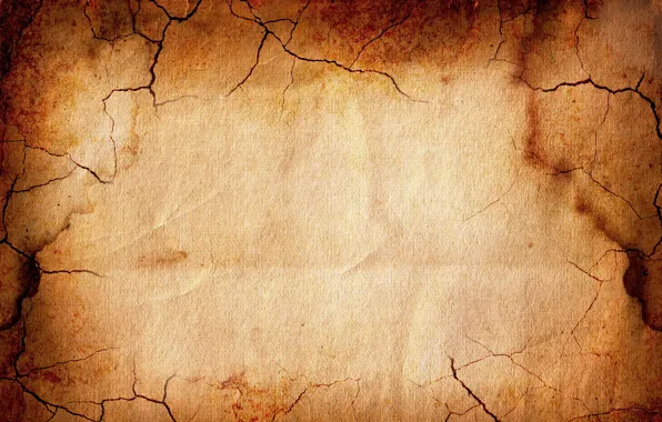 Yellow, cracked, paper, fire, texture, brown, crack, paper background
