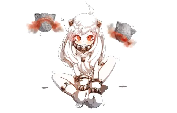 The game, art, girl, Anime, I love it, Kantai Collection, tightness, Northern Ocean Hime
