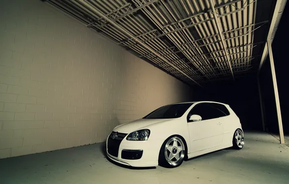 Picture photo, garage, Volkswagen, lighting, cars, auto, the room, Tuning cars