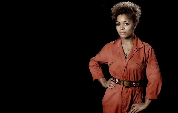 Girl, the dark background, bad, misfits, scum, Anthony Thomas, Antonia Thomas