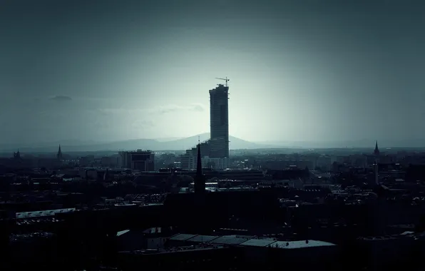 The city, home, skyscrapers