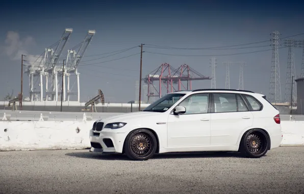 Picture tuning, BMW, X5M, white