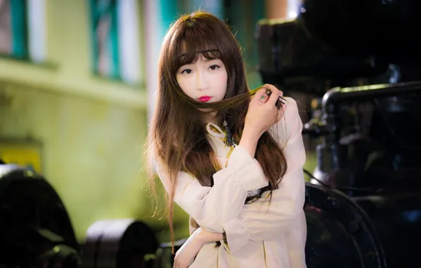 Look, girl, Asian, cutie