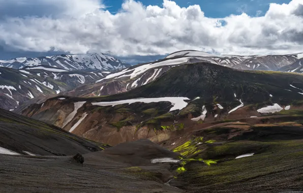 Mountains, Iceland, Landmannalaugar
