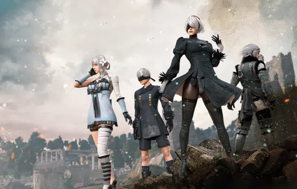 Picture game, nier, automata, pubg