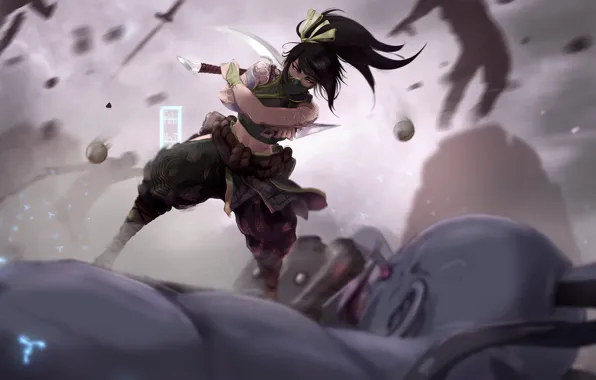 Girl, Girl, Assassin, Akali, League of Legends, LoL, Characters, Akali