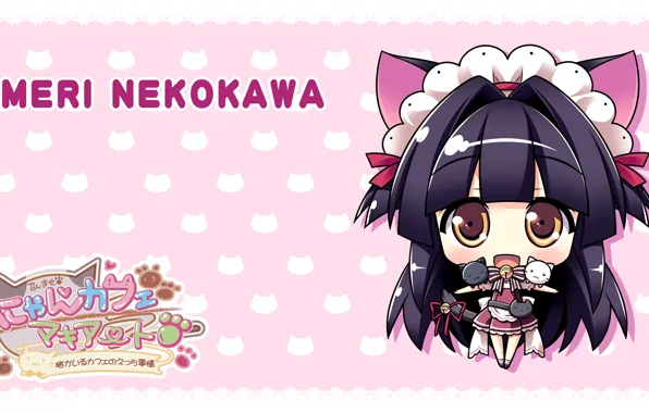 Girl, cutie, kitty, Nyan Cafe Macchiato