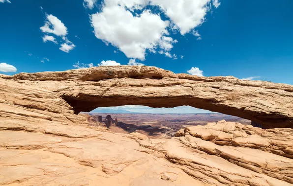 Nature, rock, canyon, arch, USA, Utah, Canyonlands National Park