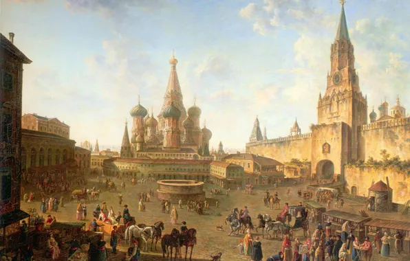 Picture, Moscow, Red Square