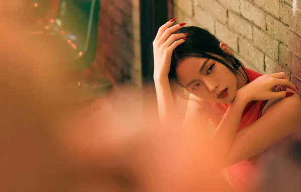 Flower, Wallpaper for desktop, kpop, blackpink, blackpink, kim jisoo, kim jisoo, kim ji soo