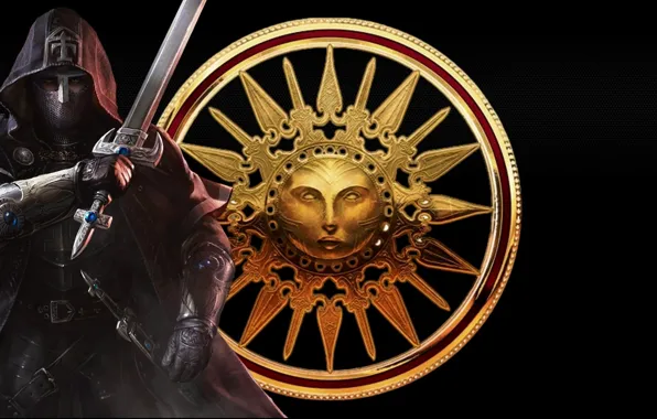 The sun, Sword, Warrior, Alyosha Popovich, Roman Papsuev, Tales Of Old Russia, Undead Hunter