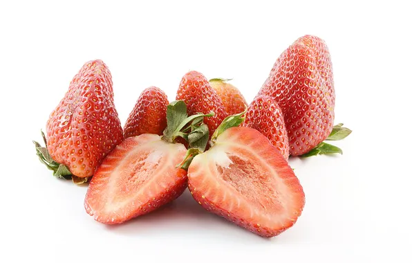 Berries, strawberry, slices