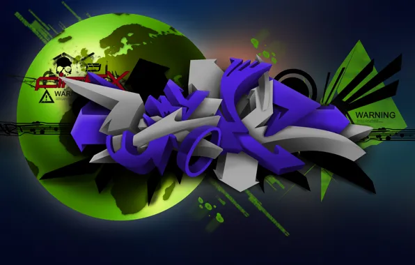 Abstraction, earth, graffiti, photoshop, photoshop, FireX