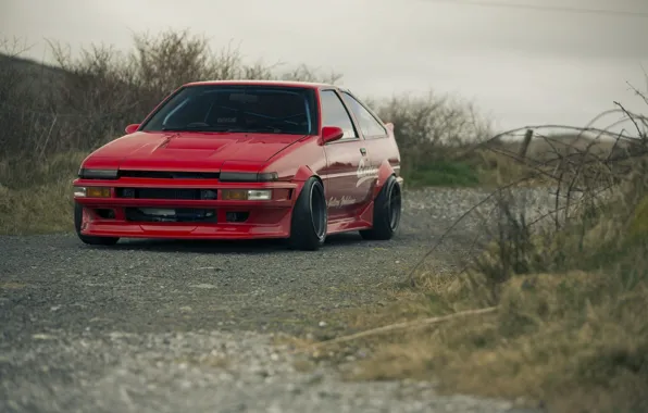 Wallpaper Red, Red, Toyota, Ae86, Toyota, Corolla, Corolla Images For 