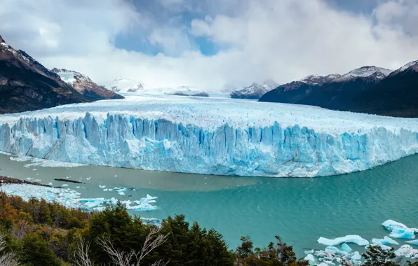 Mountains, photo, glacier, Argentina, Perito Moreno
