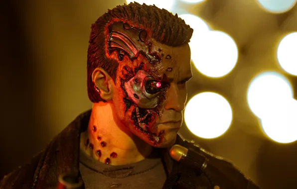 Toy, robot, figurine, Terminator, T-800