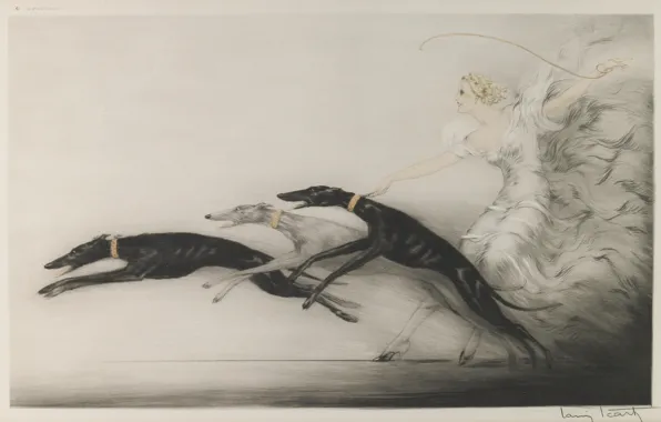 Picture 1933, Louis Icart, Speed II