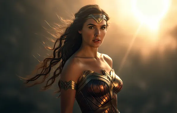 Picture wonder woman, justice, fantast art