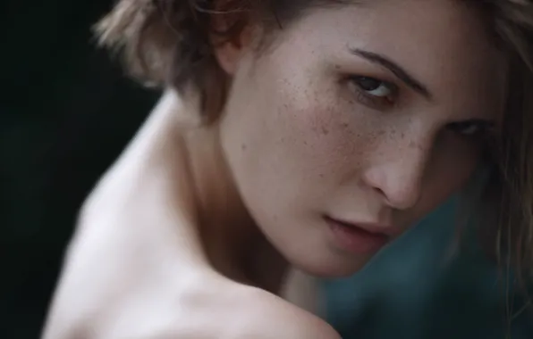 Picture portrait, freckles, No One Nicholas, The Lukeria Ilyashenko
