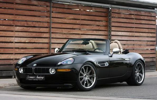 Picture city, cars, auto, Bmw, wallpapers auto, Wallpaper HD, blac, Bmw z8 Roadster
