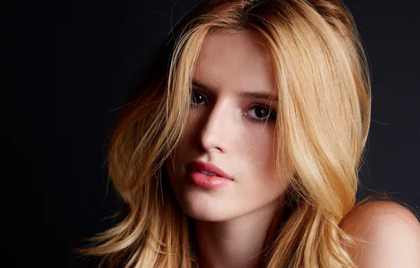 Picture look, girl, face, photo, hair, shadow, Bella Thorne