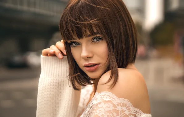 Look, girl, hair, hairstyle, Martin Kühn, Marie Grippon