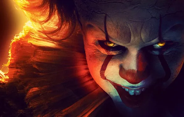 Picture smile, clown, horror, it, It should be for you, It: Chapter Two